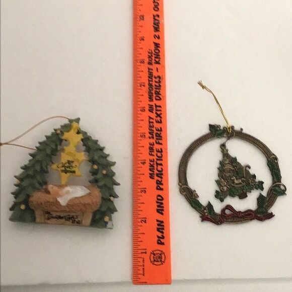 Pair of unique vintage Christmas ornaments - Picture 1 of 8